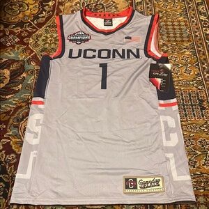 UConn Gray Basketball Jersey
